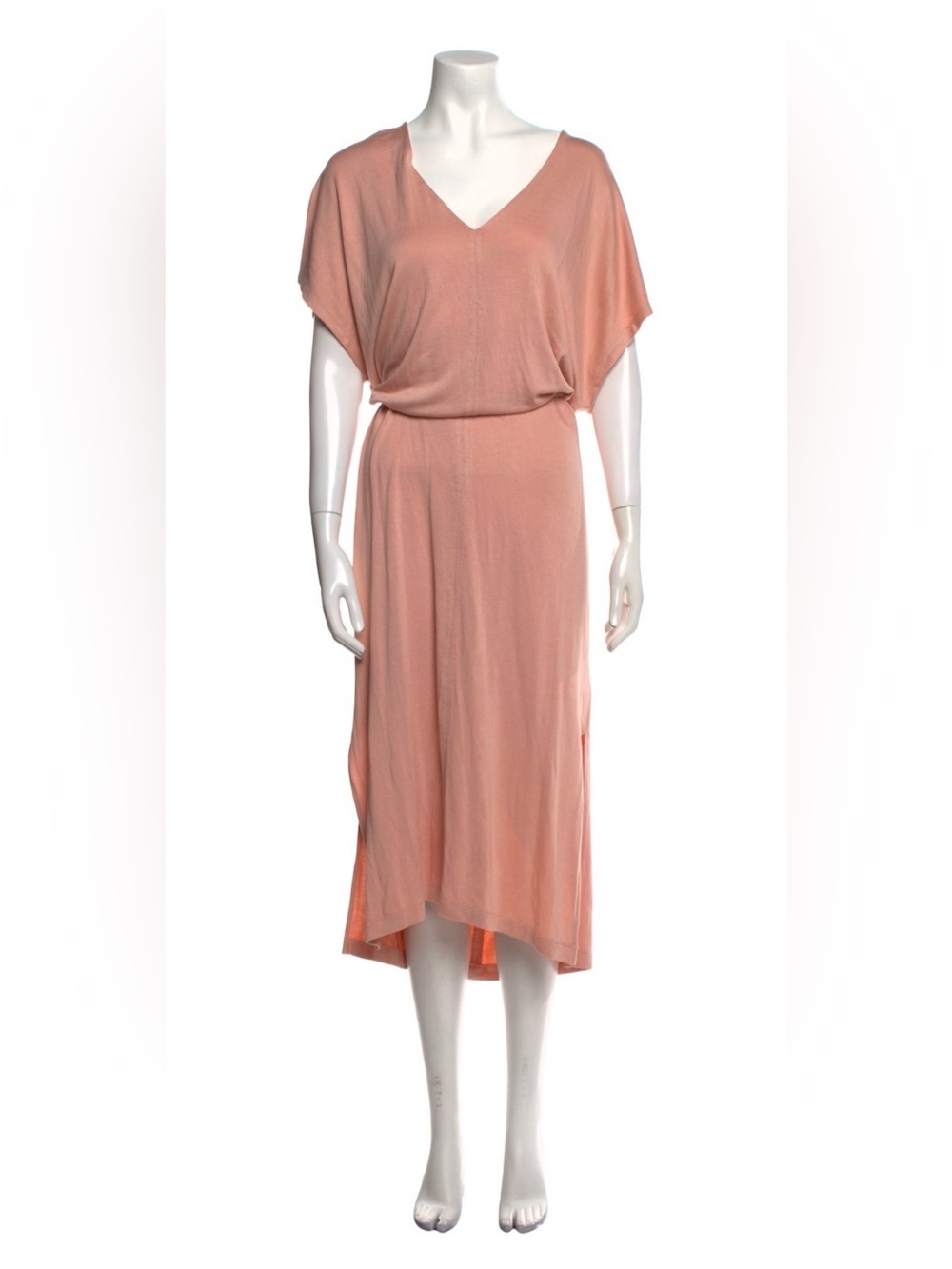 Vince V-Neck Knit Dress